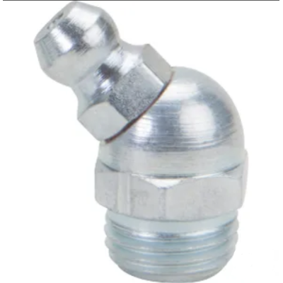Racor Engrase M 10x1,5 45º  6 unidades