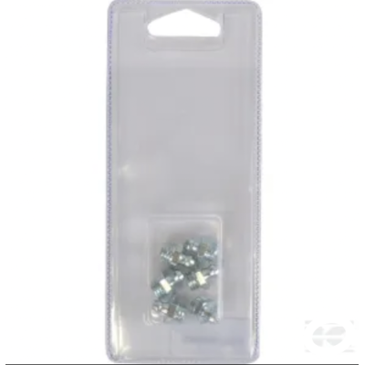 Racor Engrase M 10X 1,5 - 180º 6 Unidades