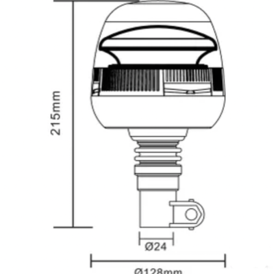 Faro Giratorio LED Polo DIN