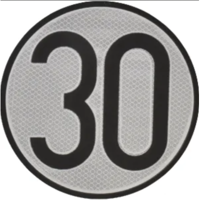Señal Limitación Velocidad 30 km/H Homologada