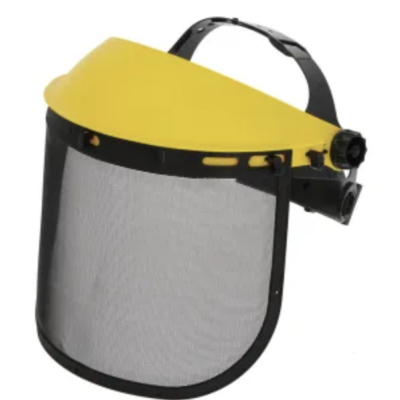 Visera De Protección Con Malla De Acero
