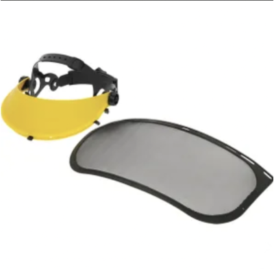 Visera De Protección Con Malla De Acero
