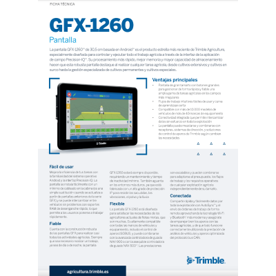 Pantalla GFX-1260 (Presupuesto)
