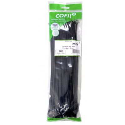 Bridas de Nylon 4,8 x 200. 100 unidades