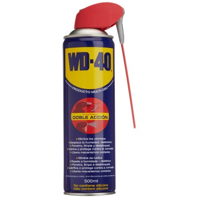 WD 40 CON PULVERIZADOR DOBLE ACCION 500ML