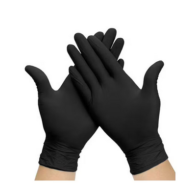 GUANTES DE NITRILO NEGROS
